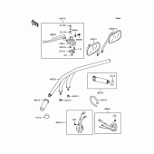 Схема узла: Руль для Kawasaki VN400 Vulcan II