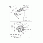 Схема вузла: Клапан для Kawasaki VN2000 Vulcan 2000 Classic LT