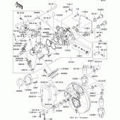 Схема вузла: Throttle(1/2) для Kawasaki VN1500 VN1500 Classic FI