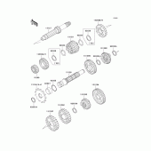 Схема вузла: Трансмісія для Kawasaki KX85 KX85