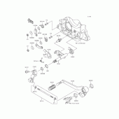 Схема узла: Лапка КПП для Kawasaki ZR1200 ZRX1200 DAEG