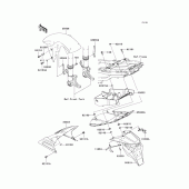 Схема узла: Крыло для Kawasaki ZX600 Ninja ZX-6RR