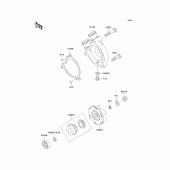 Схема вузла: Водяний насос Kawasaki KL250 KLR250