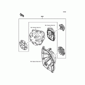 Схема вузла: Аксесуари (Engine Cover Ring) для Kawasaki ZR900 Z900 ABS