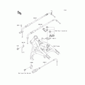 Схема вузла: Троси для Kawasaki VN1500 Vulcan 1500 Classic FI