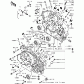 Схема вузла: Картер двигуна (1/2) для Kawasaki VN1500 VN1500 Classic Tourer