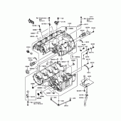 Схема вузла: Картер двигуна для Kawasaki ZR800 Z800
