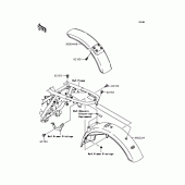 Схема вузла: Крило для Kawasaki BJ250 250TR