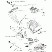 Схема узла: Fuel injection для Kawasaki ZR1000 Z1000 ABS