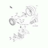 Схема вузла: Генератор для Kawasaki VN1600 VN1600 Mean Streak