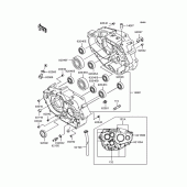 Схема вузла: Картер двигуна для Kawasaki KLX250 D-Tracker