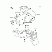 Схема вузла: Fenders для Kawasaki ZX636 Ninja ZX-6R