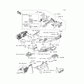 Схема вузла: Електроустаткування для Kawasaki ZX636 Ninja ZX-6R
