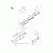 Схема узла: Meter(s) для Kawasaki KLX250 KLX250S