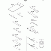 Схема вузла: Owner`s tools для Kawasaki ZX750 ZXR750R
