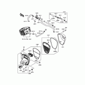 Схема узла: Воздушный фильтр для Kawasaki VN900 Vulcan 900 Custom