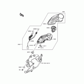 Схема узла: Meter(s) для Kawasaki KLX150 KLX150L