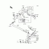Схема вузла: Вихлопна система для Kawasaki VN250 Eliminator 250V