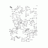 Схема узла: Electro bracket(1/2) для Kawasaki ZX750 Ninja ZX-7