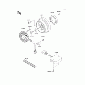 Схема вузла: Генератор для Kawasaki EJ650 W650