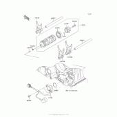Схема вузла: Gear Change Drum/shift Fork(S) для Kawasaki ZG1400 Concours 14 ABS