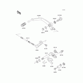 Схема вузла: Перемикач передач для Kawasaki VN800 Vulcan 800