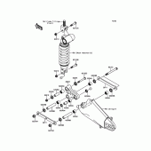 Схема вузла: Підвіска для Kawasaki ZX600 Ninja ZX-6R