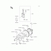 Схема вузла: Колінчастий вал для Kawasaki ZX1000 Z1000SX