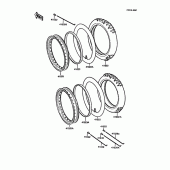 Схема вузла: Шини для Kawasaki KMX125