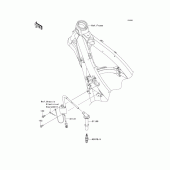 Схема узла: Ignition system для Kawasaki KX450 KX450F