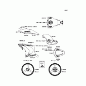 Схема вузла: Decals(Green) для Kawasaki ZX1000 Ninja ZX-10R