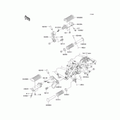 Схема узла: Подножки для Kawasaki EJ800 W800