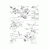 Схема вузла: Електроустаткування для Kawasaki VN1700 Vulcan 1700 Classic LT