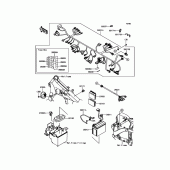 Схема узла: Электрооборудование для Kawasaki VN900 Vulcan 900 Classic