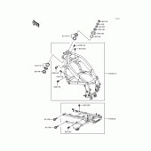 Схема узла: Рама для Kawasaki ZX600 Ninja ZX-6