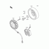 Схема вузла: Генератори для Kawasaki ZX400 ZZR400