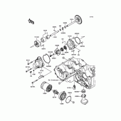 Схема вузла: Масляний насос для Kawasaki ZR800 Z800 ABS