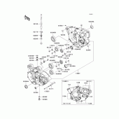 Схема узла: Картер двигателя для Kawasaki KX250/ KX252 KX250F