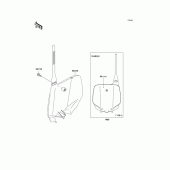 Схема вузла: Комплектуюча для Kawasaki KX100