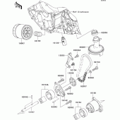 Схема вузла: Масляний насос для Kawasaki EX650 Ninja 650 ABS