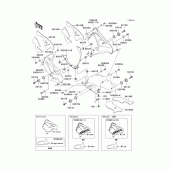 Схема вузла: Cowling lowers(1/2)(zx900-f2) для Kawasaki ZX900 Ninja ZX-9R