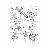 Схема вузла: Електроустаткування для Kawasaki VN900 Vulcan 900 Custom