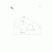 Схема вузла: Сидіння для Kawasaki ER650 ER-6N ABS