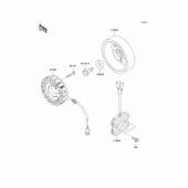 Схема узла: Генератор для Kawasaki ZX600 ZZ-R600