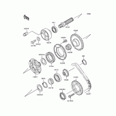 Схема вузла: Generator shaft для Kawasaki ZX750 Ninja ZX-7R