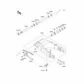 Схема узла: Задний рычаг (Маятник) для Kawasaki ZX750 Ninja ZX-7R
