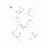 Схема вузла: Ignition system для Kawasaki VN800 Vulcan 800 Classic