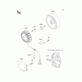 Схема узла: Генератор для Kawasaki ZR550 Zephyr