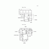 Схема узла: Болты картера двигателя для Kawasaki ZX1100 Ninja ZX-11