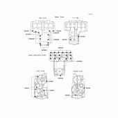 Схема узла: Болты картера двигателя для Kawasaki ZR550 Zephyr